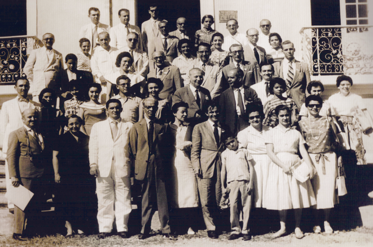 Reunião de Antropologia no Campus Recife em 1958.
