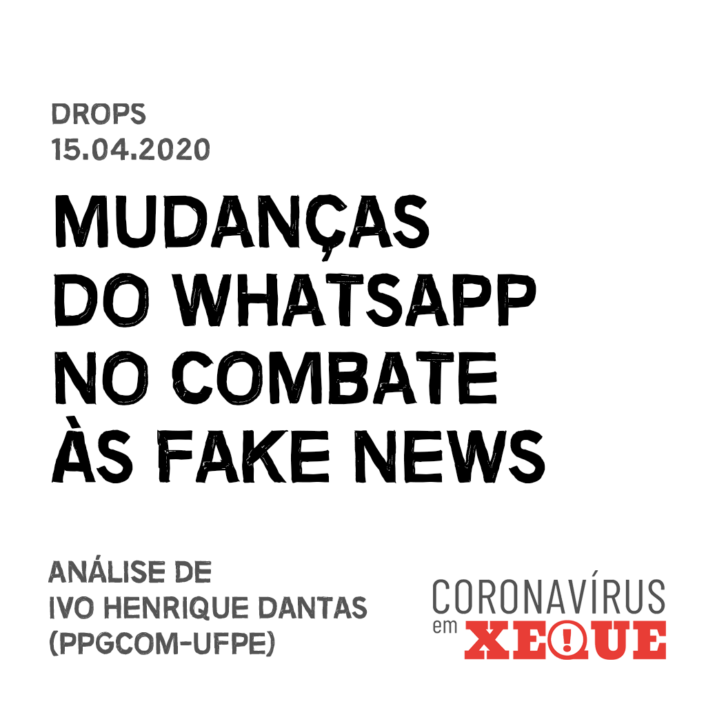 Mudanças no whatsapp no combate às fake news